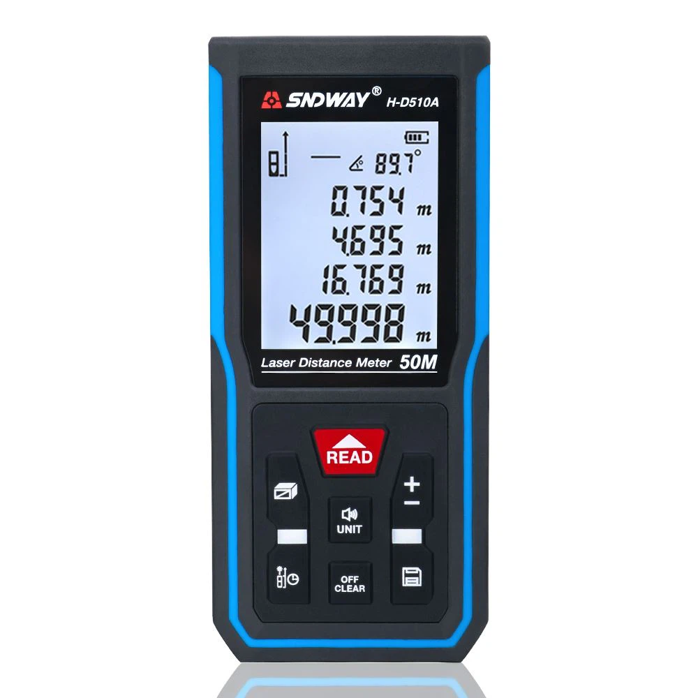 SNDWAY myydyin ladattava laseretäisyysmittari 50m 70m 100m 120m etäisyysmitta...