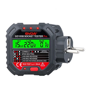 Esittelyssä GVDA Socket Tester US EU UK -pistokkeella